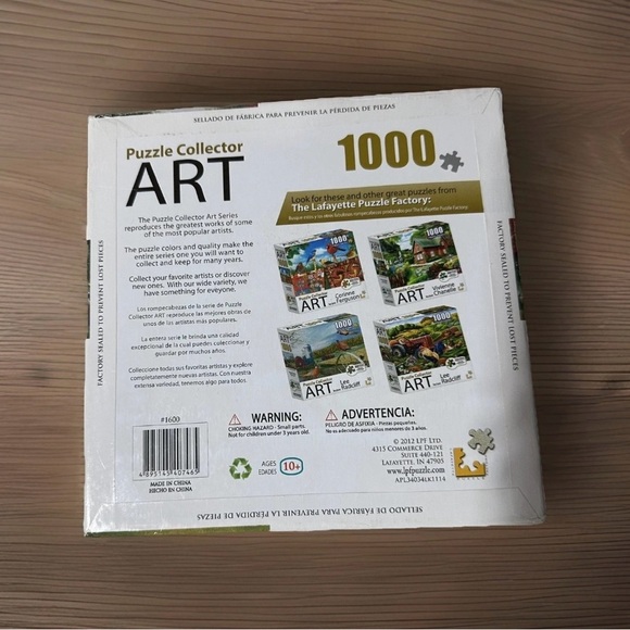 Puzzle Collector ART By/por Lee Radcliff 1000 Pieces Jigsaw Puzzle Sealed - Picture 2 of 6